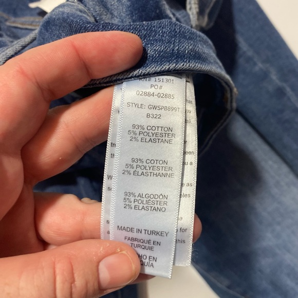 I.ndigo S.aints Dark Wash Petit Fit Flare Jeans Size 28 - Picture 11 of 15